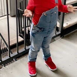 Nike Air Jordan 11 Retro TD toddler sneakers in the "Gym Red"